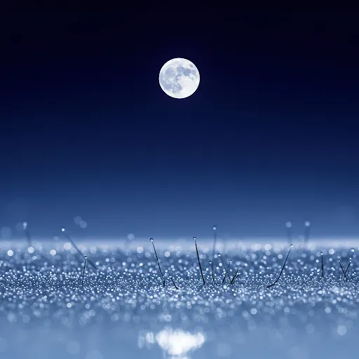 O, shining ablaze moonlight!