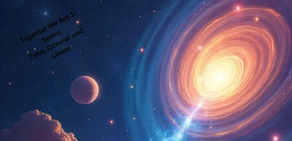 Together We Are 1: Space, Time, Circular and  Linear