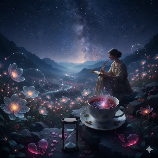 Gazing Stars the Nights I Write