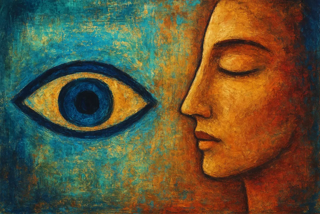 Unveiled Glances in Naked Eyes