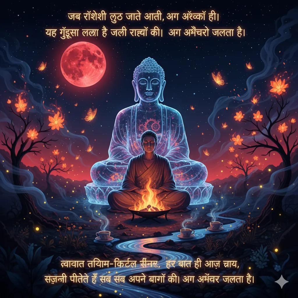 A Fire of Darkness Burns