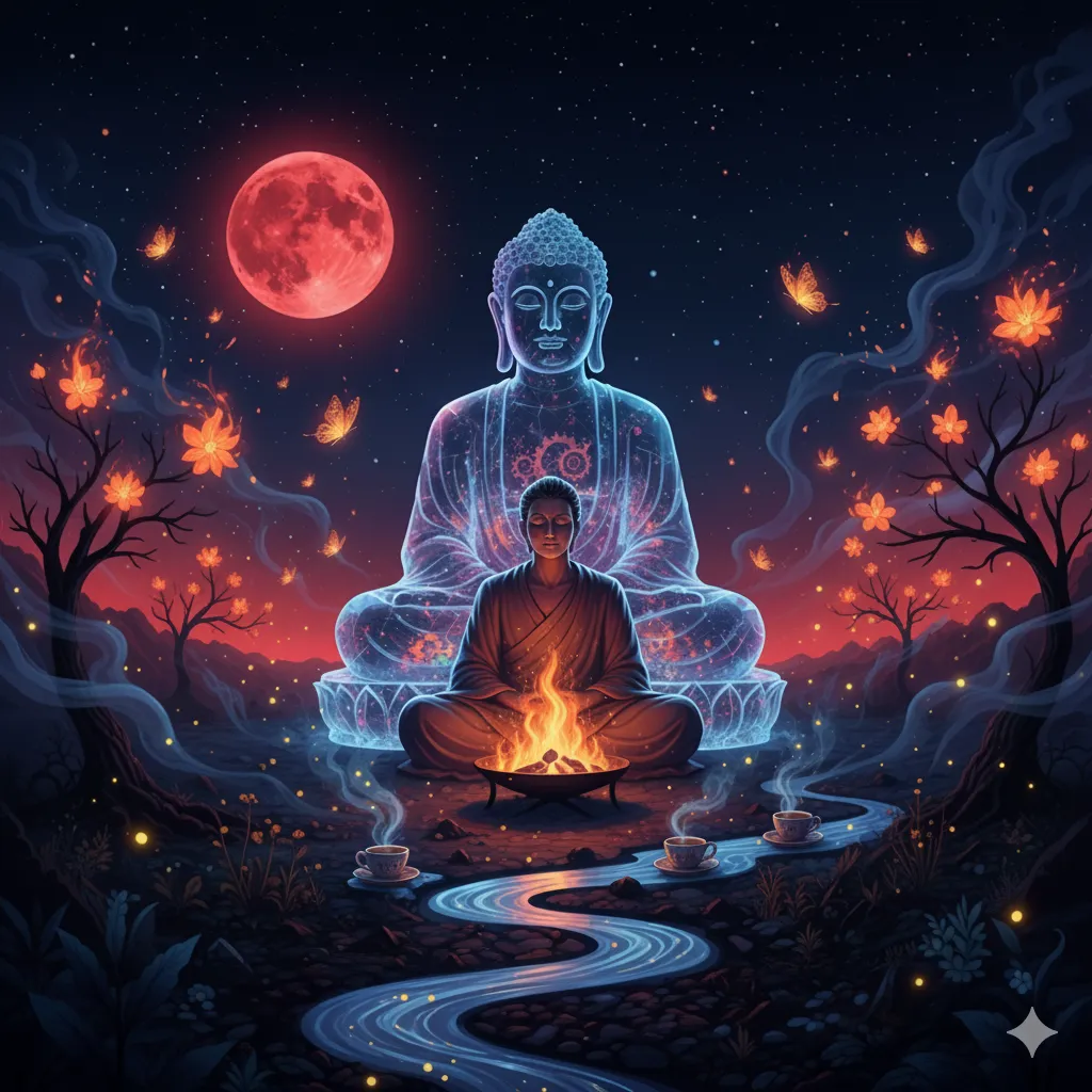 A Fire of Darkness Burns