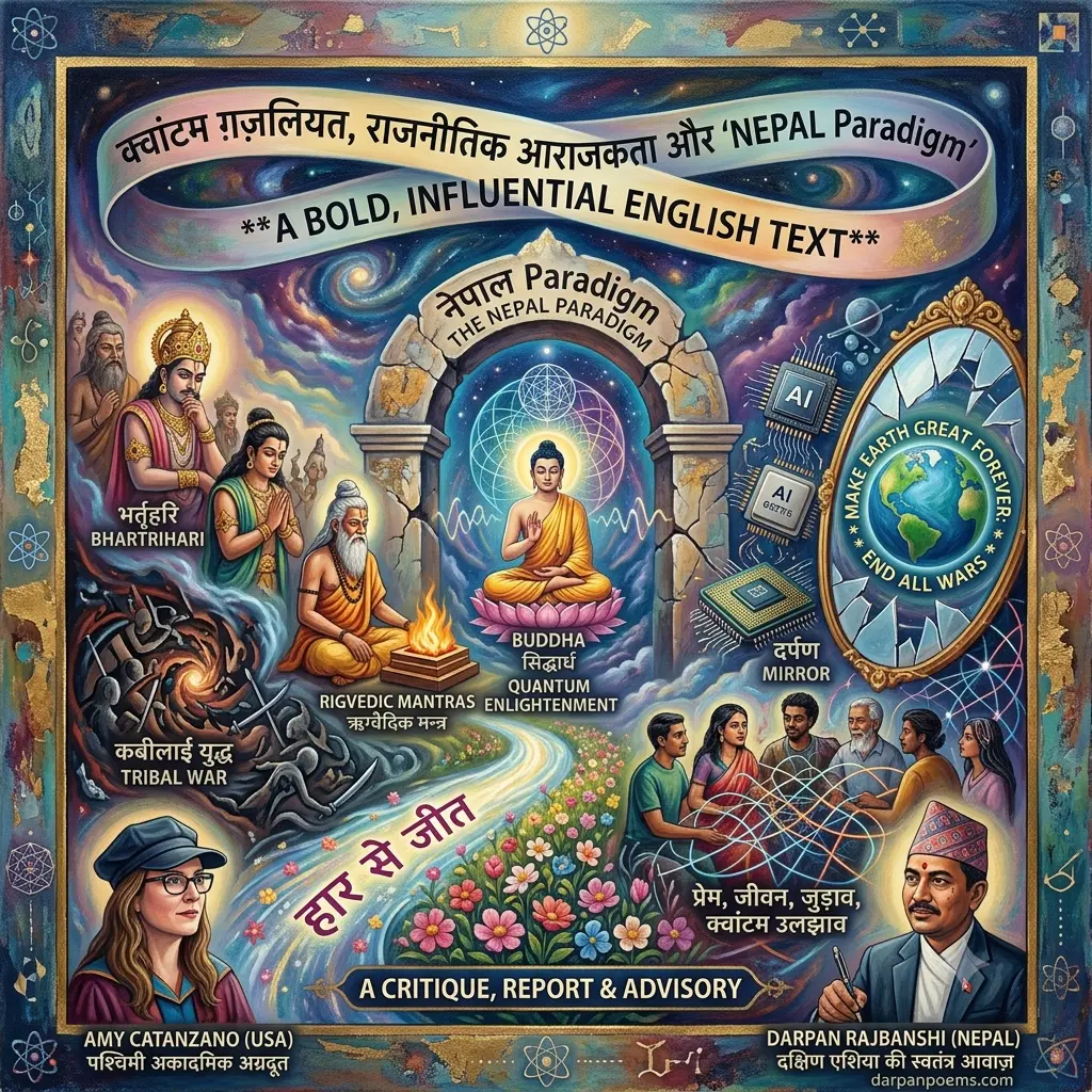 Quantum Ghazaliyat Poetic Quantum Diplomacy