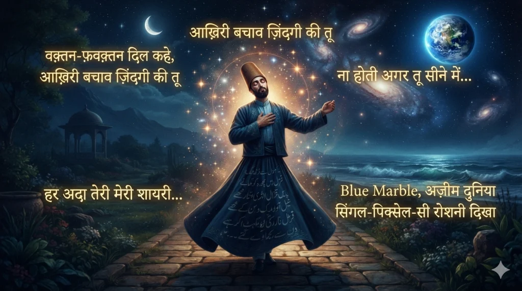 Quantum Sufi Poetics an Informational Continuum